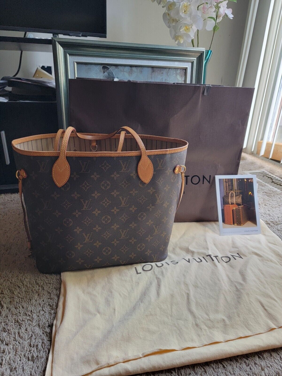 Louis Vuitton Neverfull Tote MM Brown Monogram - Brand new-Designer For Days