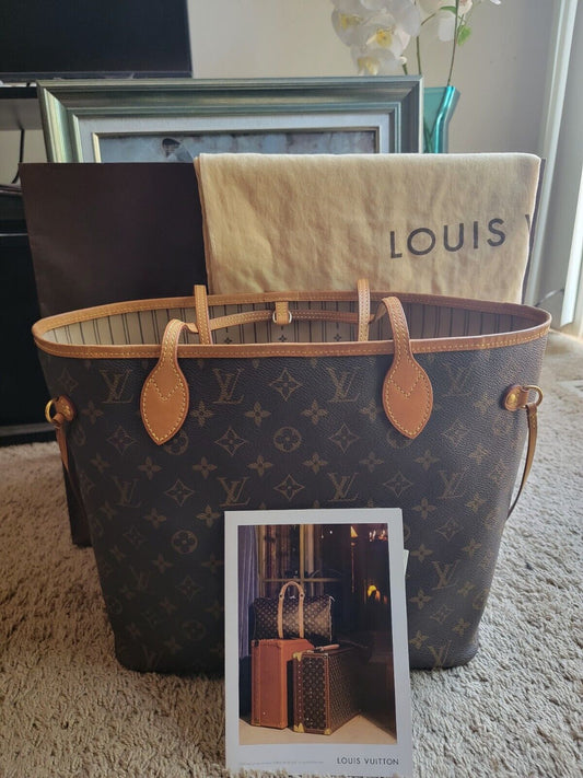 Louis Vuitton Neverfull Tote MM Brown Monogram - Brand new-Designer For Days